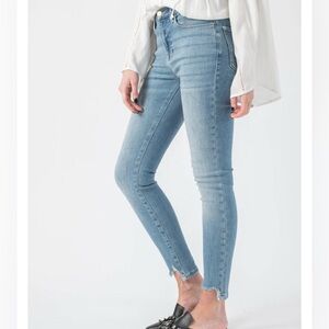 Frame Denim Women's Light Blue Skinny Jeans - Le High Skinny